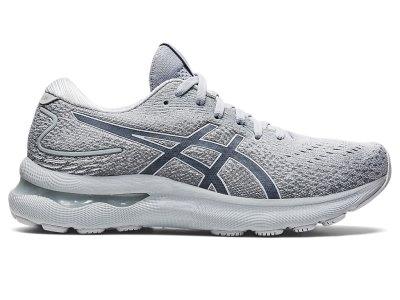Tenis Para Correr Asics Gel-nimbus 24 Mujer Grises Grises | MX6125-301