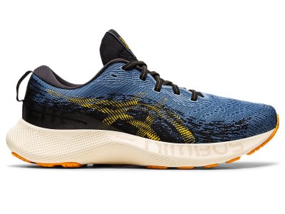 Tenis Para Correr Asics Gel-nimbus Lite 3 Hombre Azur Amarillos | MX9050-353