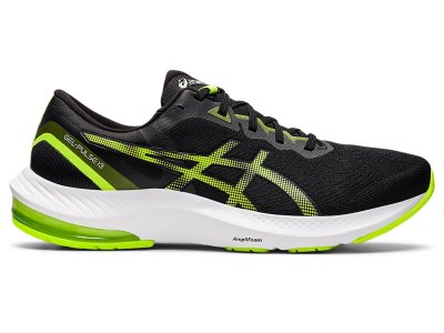 Tenis Para Correr Asics Gel-pulse 13 Hombre Negros Verdes | MX2485-429