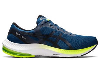Tenis Para Correr Asics Gel-pulse 13 Hombre Azules Negros | MX8623-249