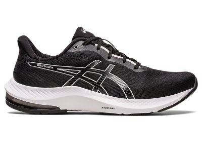 Tenis Para Correr Asics Gel-pulse 14 Hombre Negros Blancos | MX2582-676