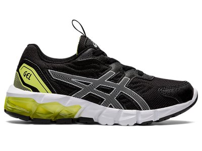 Tenis Para Correr Asics Gel-quantum 90 3 Niños Negros Plateados | MX0670-306
