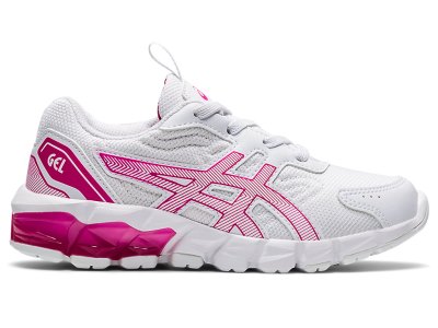 Tenis Para Correr Asics Gel-quantum 90 3 Niños Blancos Rosas | MX5497-652