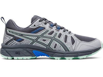 Tenis Para Correr Asics Gel-ventuRE 7 Mujer Grises Verde Menta | MX3725-191