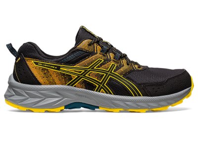 Tenis Para Correr Asics Gel-ventuRE 9 Hombre Negros Dorados Amarillos | MX7417-481