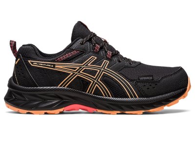 Tenis Para Correr Asics Gel-ventuRE 9 Impermeables Mujer Negros Naranjas Claro | MX4890-830