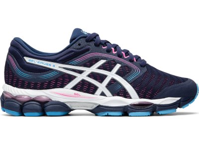 Tenis Para Correr Asics Gel-ziruss 3 Mujer Azul Marino Blancos | MX0326-207
