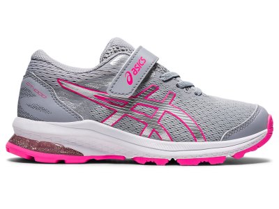 Tenis Para Correr Asics Gt-1000 10 Niños Grises Plateados | MX6398-355