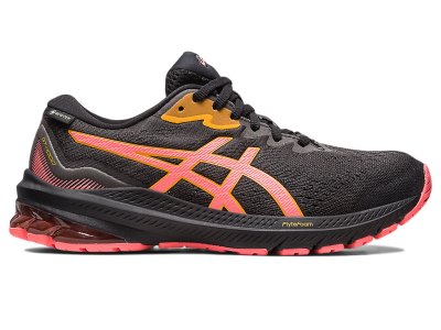 Tenis Para Correr Asics Gt-1000 11 GTX Mujer Negros Coral | MX7368-173