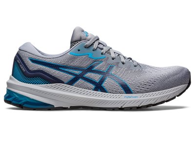 Tenis Para Correr Asics Gt-1000 11 Hombre Grises Azules Azules | MX1362-455