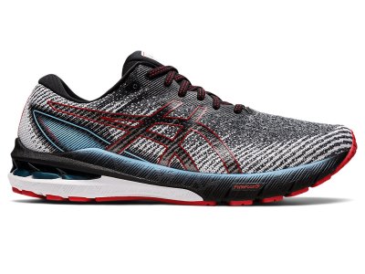 Tenis Para Correr Asics Gt-2000 10 Hombre Negros Rojos | MX3554-461