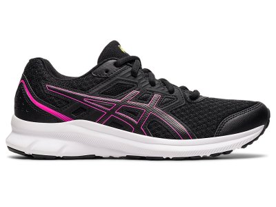 Tenis Para Correr Asics Jolt 3 Mujer Negros Rosas | MX2935-694