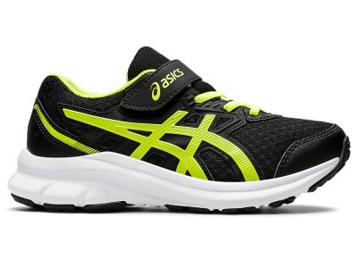 Tenis Para Correr Asics Jolt 3 Niños Negros Verdes | MX0939-269