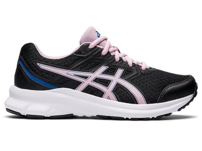 Tenis Para Correr Asics Jolt 3 Niños Negros Rosas | MX9226-017