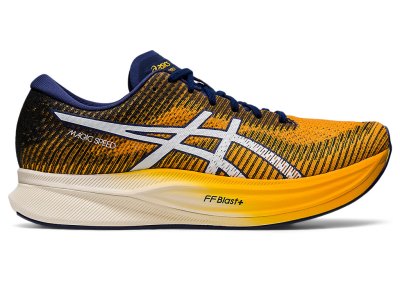 Tenis Para Correr Asics Magic Speed 2 Hombre Amarillos Blancos | MX4725-252