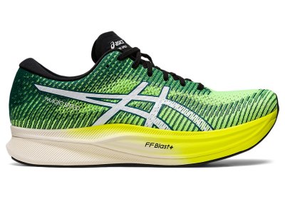 Tenis Para Correr Asics Magic Speed 2 Hombre Amarillos Blancos | MX5269-045