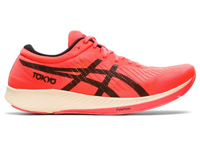 Tenis Para Correr Asics MetarACEr Tokyo Mujer Naranjas Rojos Negros | MX9034-880
