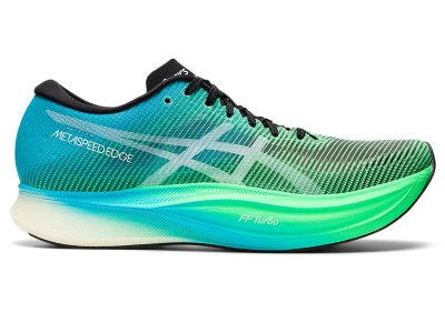 Tenis Para Correr Asics Metaspeed Edge+ Hombre Negros Turquesa | MX3575-302