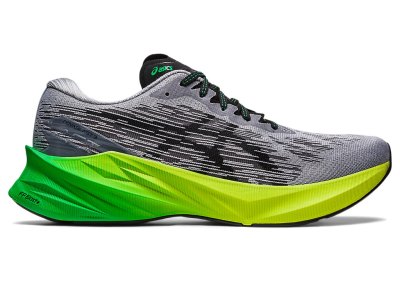Tenis Para Correr Asics Novablast 3 Hombre Grises Negros | MX1163-200