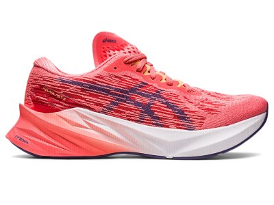 Tenis Para Correr Asics Novablast 3 Mujer Coral Morados | MX6657-036