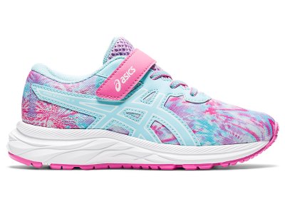 Tenis Para Correr Asics PRE EXCite 7 Niños Azules Rosas Oscuro | MX2907-215