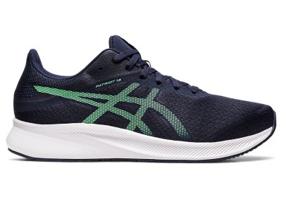 Tenis Para Correr Asics Patriot 13 Hombre Negros Turquesa | MX5100-234