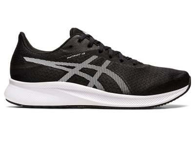Tenis Para Correr Asics Patriot 13 Hombre Negros Blancos | MX9253-267