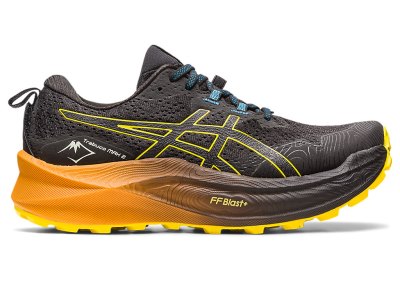 Tenis Para Correr Asics Trabuco Max 2 Hombre Negros Dorados Amarillos | MX0692-983