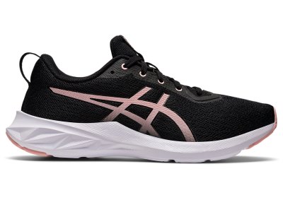 Tenis Para Correr Asics Versablast 2 Mujer Negros Rosas | MX2064-685