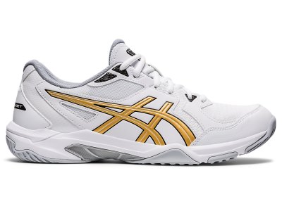 Tenis de Voleibol Asics Gel-rocket 10 Hombre Blancos Dorados | MX6860-345