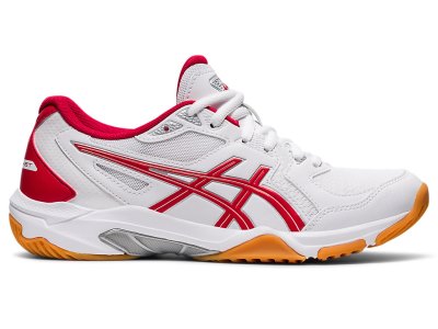 Tenis de Voleibol Asics Gel-rocket 10 Mujer Blancos Rojos | MX6215-178