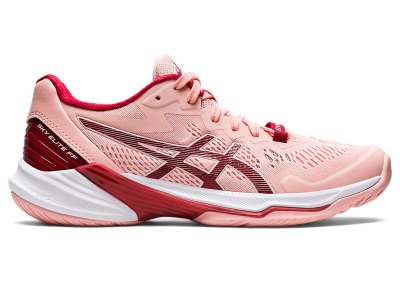 Tenis de Voleibol Asics Sky Elite FF 2 Mujer Rosas Rojos Oscuro | MX3247-990