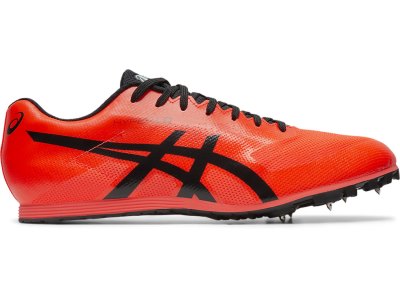Tenis Track & Field Asics Hyper LD 6 Mujer Naranjas Rojos Negros | MX1750-325