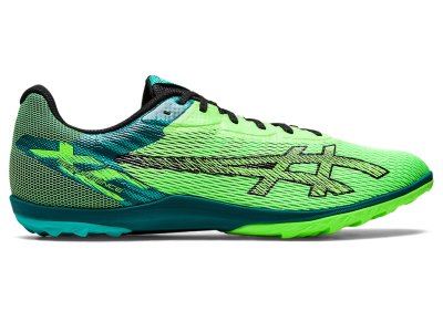 Tenis Track & Field Asics Resurgence XC Mujer Verdes Negros | MX6487-444