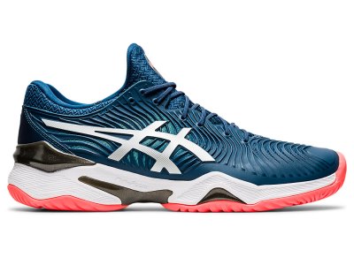 Zapatos de Tenis Asics Court FF 2 Hombre Azules Blancos | MX0959-788