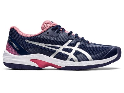 Zapatos de Tenis Asics Court Speed FF Mujer Azul Marino Plateados | MX1416-440
