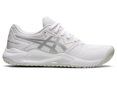Zapatos de Tenis Asics Gel-challenger 13 Mujer Blancos Plateados | MX8737-843