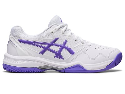 Zapatos de Tenis Asics Gel-dedicate 7 Clay Mujer Blancos Morados | MX2337-452