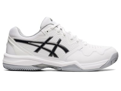 Zapatos de Tenis Asics Gel-dedicate 7 Clay Hombre Blancos Negros | MX7353-485