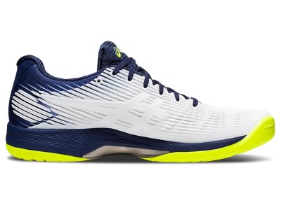 Zapatos de Tenis Asics Solution Speed FF Hombre Blancos Azul Marino | MX9822-311